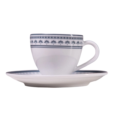 Xícara Café Porcelana Almazún Helicônia - AZ Home