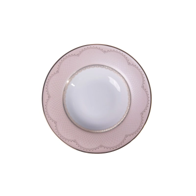 Prato Sopa 23 cm Ballet Grace em Porcelana - Porcel