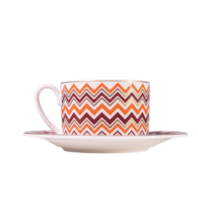 Conjunto 2 Xícara s Chá com Pires Iconic 200ml - Missoni