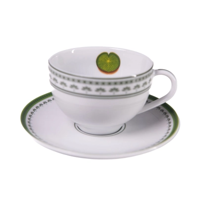 Xícara Chá Porcelana Almazún Vitória-Régia - AZ Home