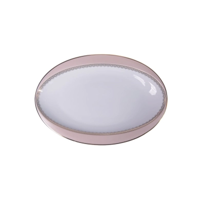 Travessa Oval 35 cm Ballet Grace em Porcelana - Porcel