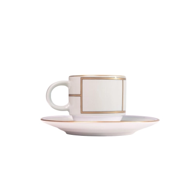 Xícara Café com Pires Diva Verde 85ml - Ginori