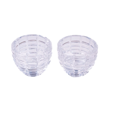 Conjunto com 2 Porta-Velas Decorativos em Cristal Puríssimo 250ml Stölzle Lausitz - Strauss