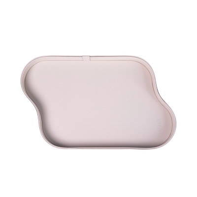 Bandeja Orgânica Mavie Couro Eco 25x42cm Bege