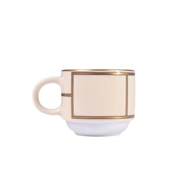 Xícara Café com Pires Diva Giallo 85ml - Ginori