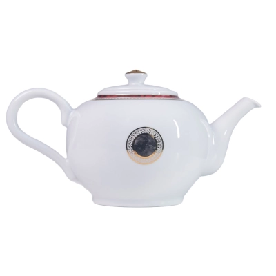 Bule 1300ml Shangai Detail em Porcelana - Porcel
