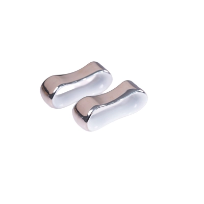 Argola de Guardanapo 7 cm Mp Silver em Porcelana - Porcel