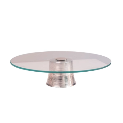 Prato Bolo Spin Vidro Baixo 35cm - St. James