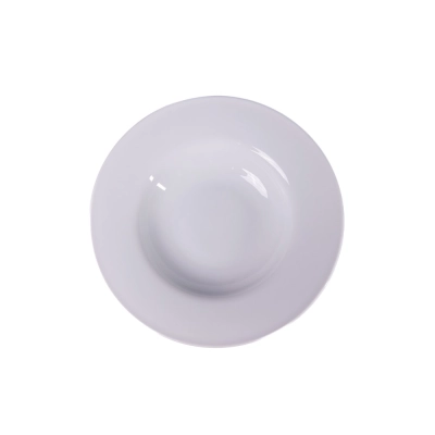 Prato Sopa 23 cm BalletBranco em Porcelana - Porcel