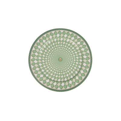 Sousplat Signum Verde 33cm - Swarovski