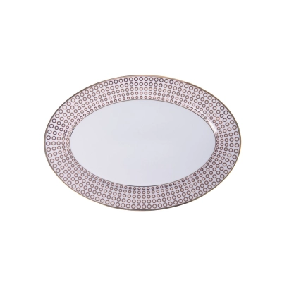 Travessa Oval 39 cm Myth Ruby em Porcelana - Porcel