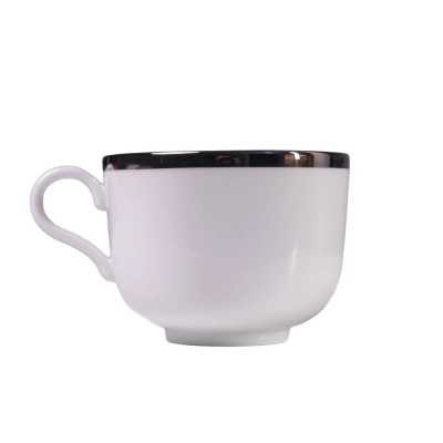 Xícara Chá 280 ml Antar Excentric em Porcelana - Porcel