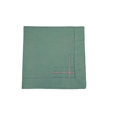 Guardanapo Algodão Percal 45 - 45cm Verde Menta - Linha 739
