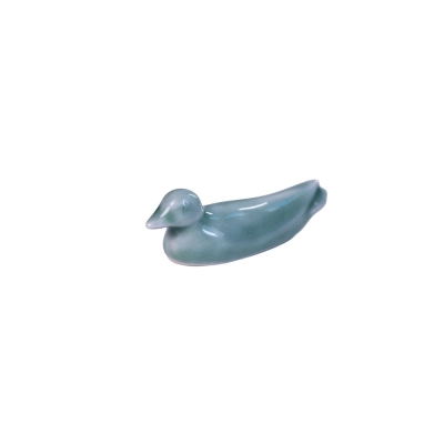 Kit Suporte de Talher Patinho Cor Porcelana Celadon