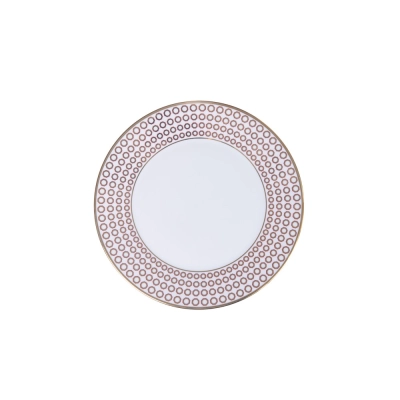 Prato Sobremesa 23 cm Petala Simples Ruby em Porcelana - Porcel
