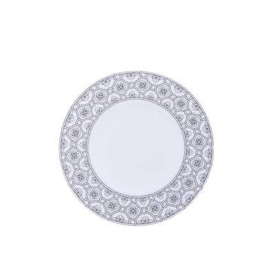 Prato Sobremesa 23 cm Petala Simples Dynasty em Porcelana - Porcel