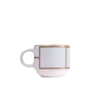 Xícara Café com Pires Diva Celeste 85ml - Ginori