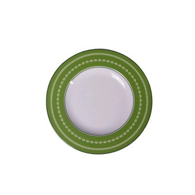 Prato Sobremesa Porcelana Almazún Vitória-Régia - AZ Home