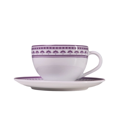 Xícara Chá Porcelana Almazún Açaí AZ Home