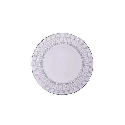 Prato Sobremesa 23 cm Petala Simples Allegro em Porcelana - Porcel