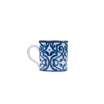 Xícara Café 90 ml Bia Blue Legacy em Porcelana - Porcel